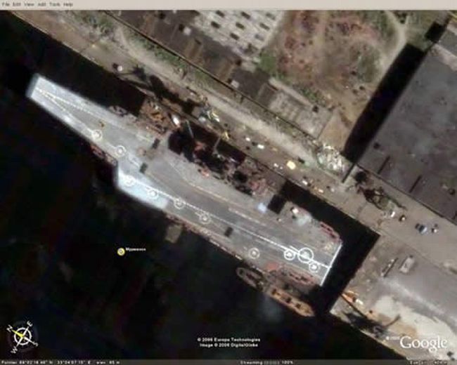 Bazy wojskowe w Google Earth