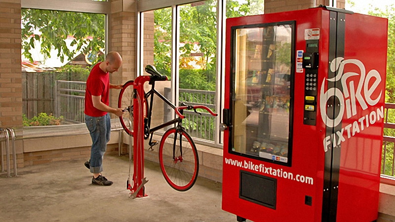 Bike Fixtation - odjechany punkt do naprawiania roweru