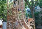 Drewniany rollercoaster, czyli jak bawią się studenci