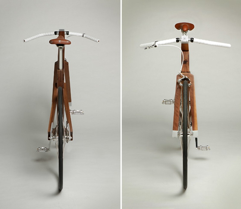 Drewniany rower od Lagomorph