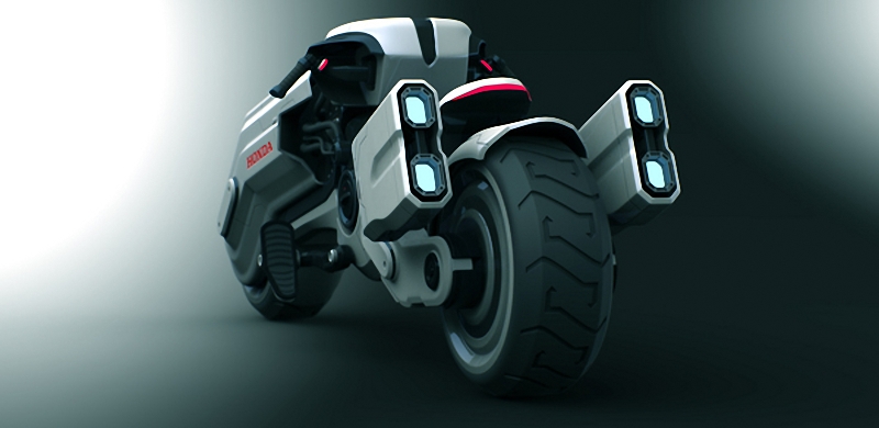 Honda Chopper - futurystyczny motocykl projektu Pete Norrisa