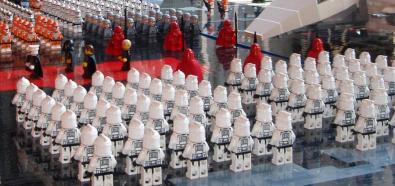 Powrot Jedi - scena przybycia Cesarza jako diorama z klocków LEGO