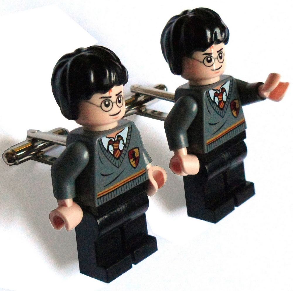Spinki do mankietów z klocków Lego dla prawdziwych twardzieli