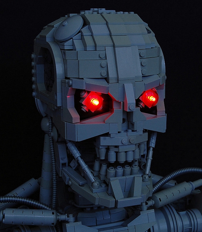 Terminator T-800 z klocków Lego