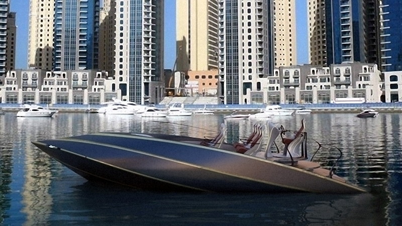 VT36 - koncepcyjna łódź motorowa dla biznesmenów