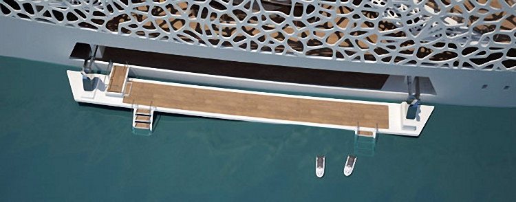 Voronoi - koncepcyjny mega jacht
