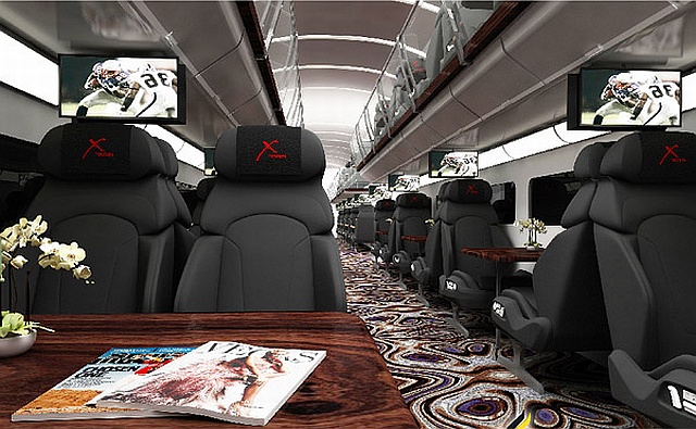 X-Train - luksusowy pociąg na trasie L.A. - Vegas