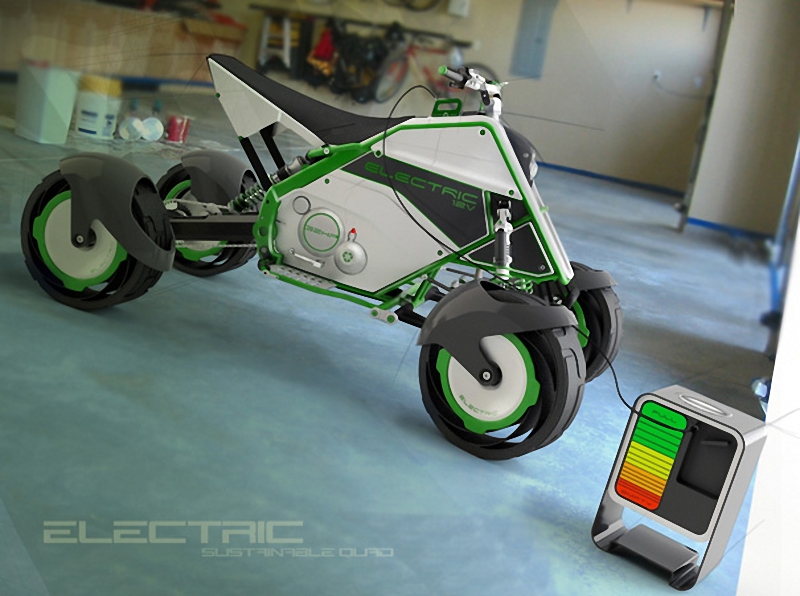 Elektryczny quad - koncepcyjny projekt Facundo Eliasa