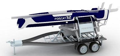 Foscat-32 - składany, słoneczny katamaran