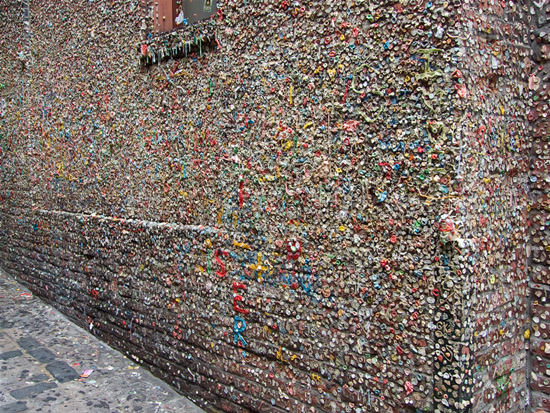 Gum Wall w Seattle