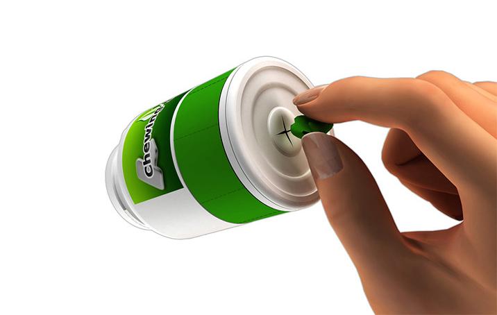 Nowy pomysł na opakowanie dla gum do żucia