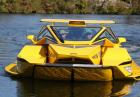 HydroCar - odjechana, żółta amfibia