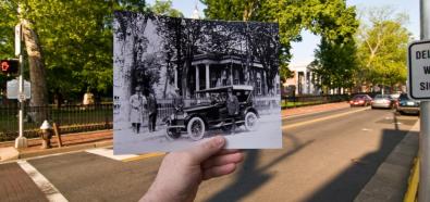 Waszyngton, stare fotografie, 200 lat później