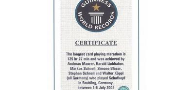 Certyfikat Rekordu Guinnessa