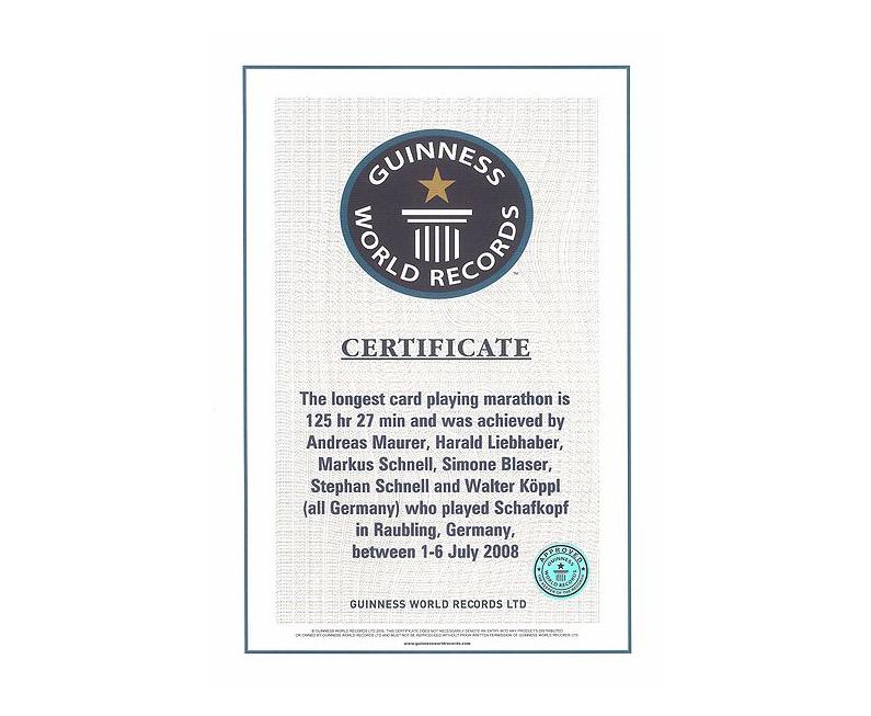 Certyfikat Rekordu Guinnessa