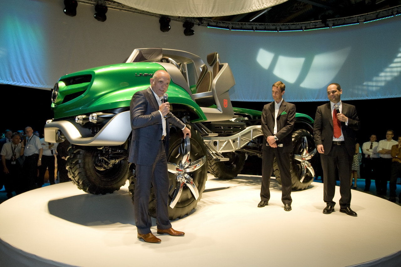 Mercedes Unimog - koncepcyjny, zielony monster