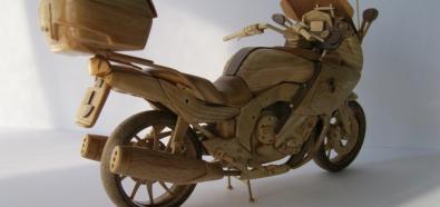 Modele motocykli wykonane z drewna