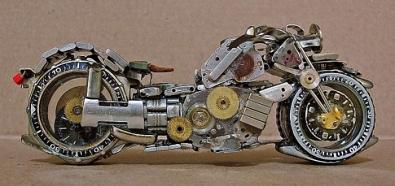 Modele motocykli z zegarkowego złomu