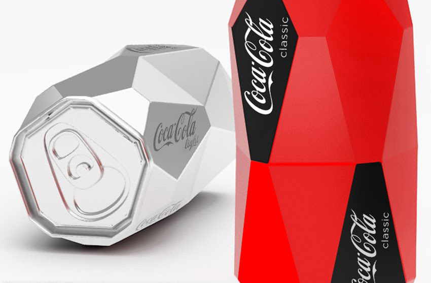 Nowy kształ puszki Coca-Coli