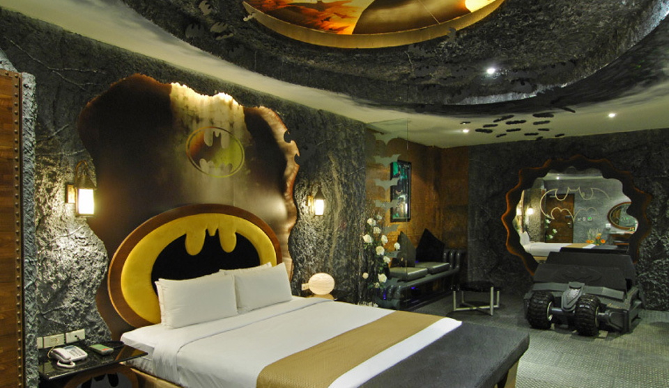 Pokój Batmana do wynajęcia na godziny
