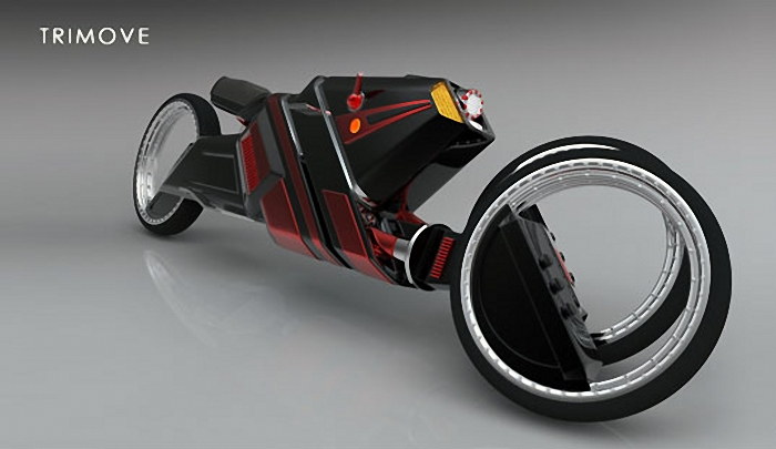 TriMove - sportowy, koncepcyjny motocykl trójkołowy