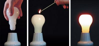 Żarówka-świeca - nietypowa lampka na romantyczny wieczór