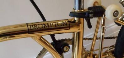 Złoty rower na sprzedaż w serwisie eBay