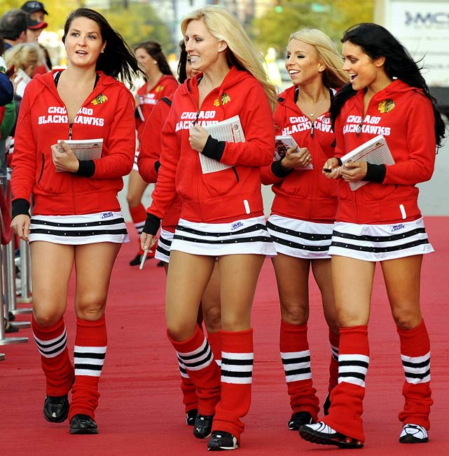 NHL. Cheerleaderki Chicago Blackhawks - dziewczyny z Miasta Wiatrów