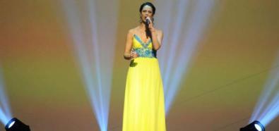 Natalia Kliczko zaśpiewała hymn Ukrainy przed walką Władimira