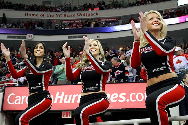 NHL. Cheerleaderki Caroliny Hurricanes - dziewczyny z RBC Center