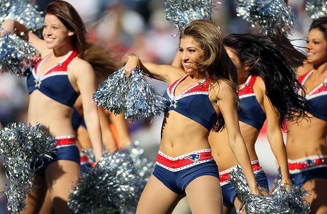 Cheerleaderki w czasie drugiej rundy NFL