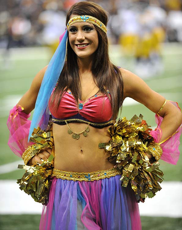 NFL. Cheerleaderki New Orleans Saints - dziewczyny z Louisiana Superdome