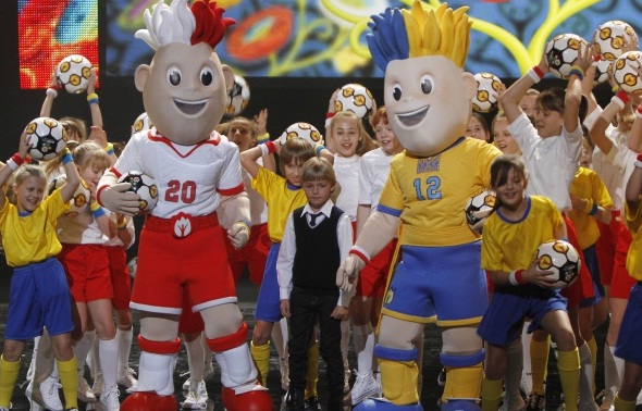 Maskotki EURO 2012