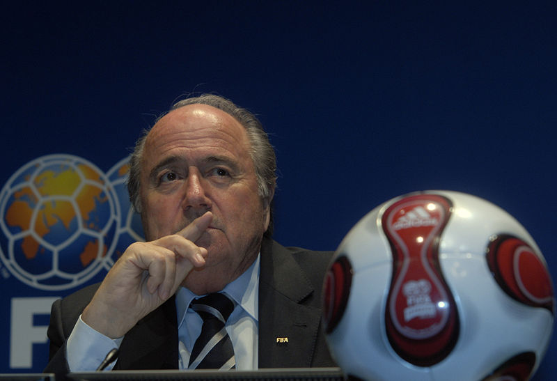 Sepp Blatter - przewodniczący FIFA