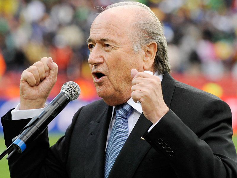 Sepp Blatter - przewodniczący FIFA