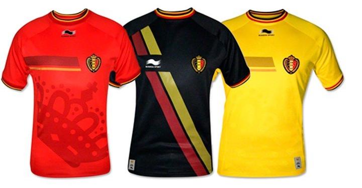 Koszulki reprezentacji Belgii