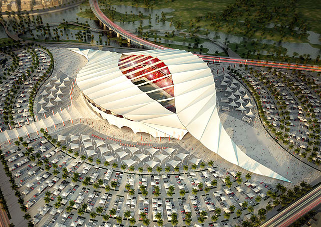 Modele katarskich stadionów