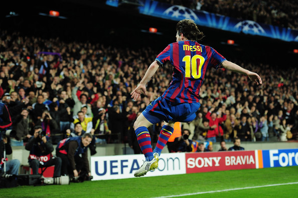 Lionel Messi - FC Barcelona - Arsenal Londyn - LM 6.04.2010