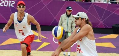 Londyn 2012: Prudel i Fijałek przegrali z najlepszą parą świata w siatkówce plażowej