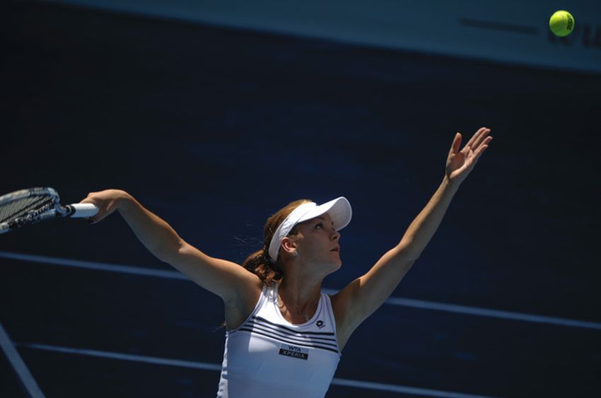 WTA: Agnieszka Radwańksa pokonała Jamie Hampton