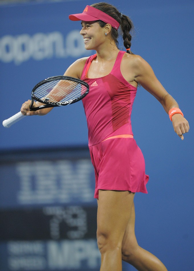 Ana Ivanović - serbska tenisistka podczas US Open