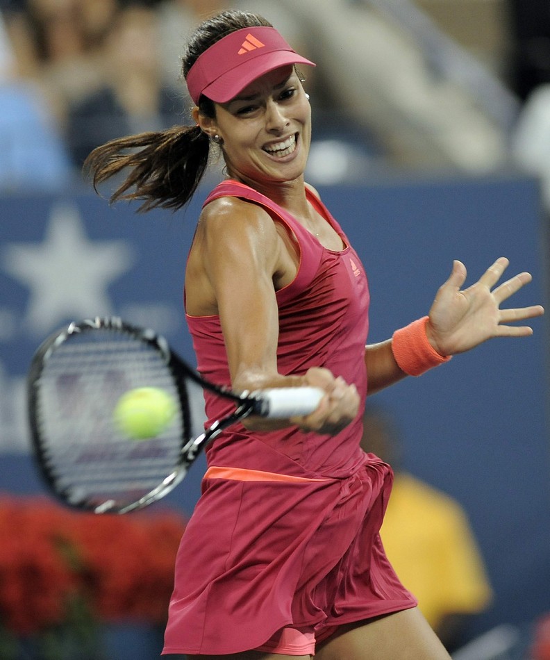 Ana Ivanović - serbska tenisistka podczas US Open
