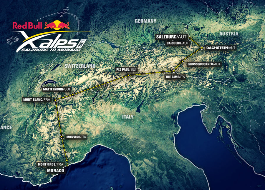 Red Bull X-Alps 2011 - Salzburg - Monako