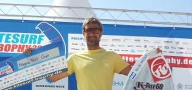 Kitesurfing: Tomek Janiak zwycięża podczas zawodów w Sylt