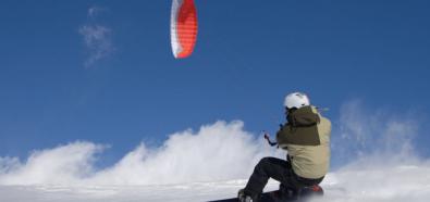 Snowkiting - wspaniała zabawa z dużą dawką adrenaliny 