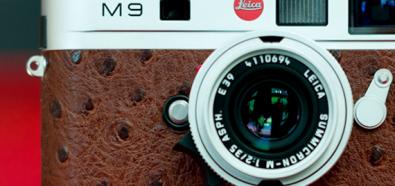 Leica M9 Limited Edition Silver Chrome & Ostrich Leather