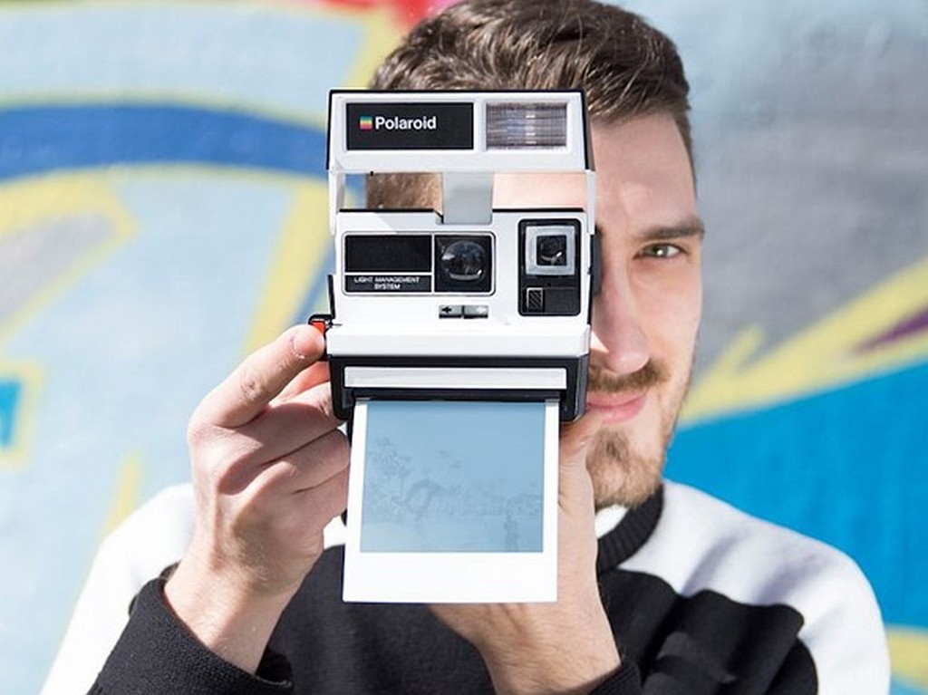 Polaroid 600 Two-Tone Black & White 