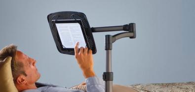 The Rolling Bedside iPad Stand