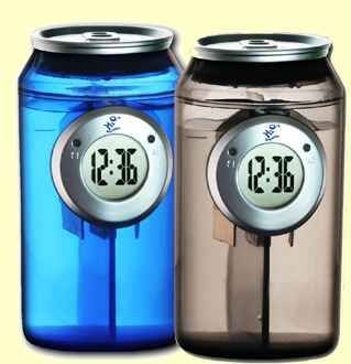 Water-Powered Can Clock