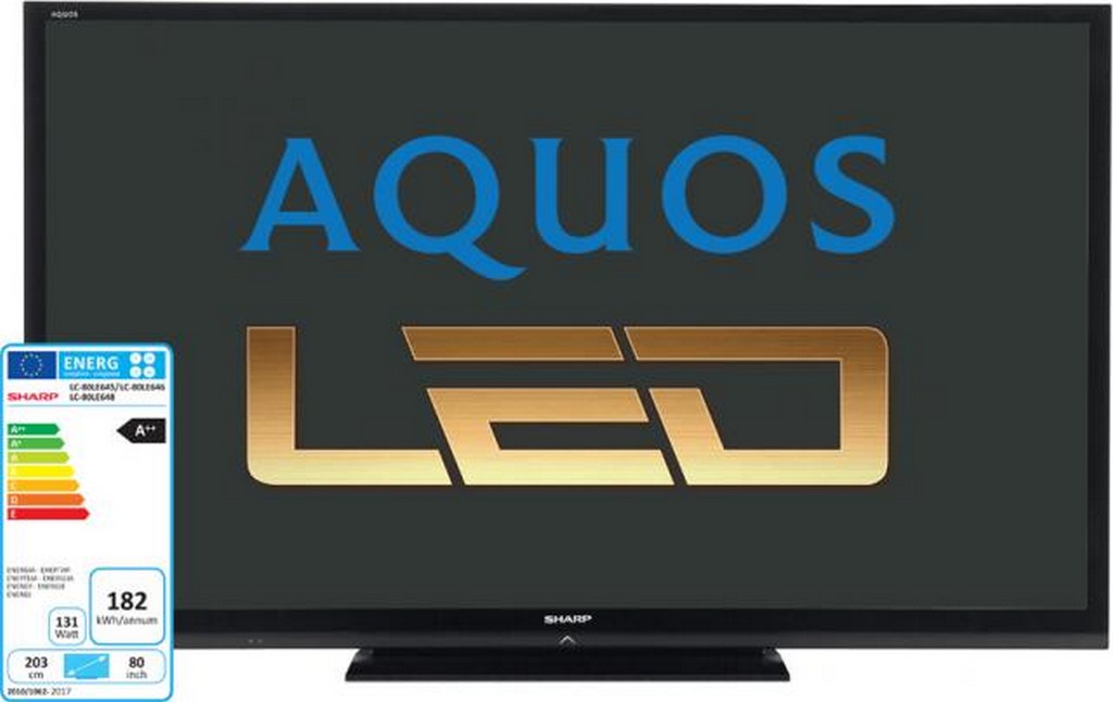 Sharp AQUOS Full LED LC-80LE645E